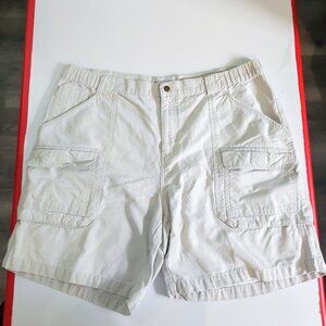 Columbia cargo cotton shorts off-white men's size XL